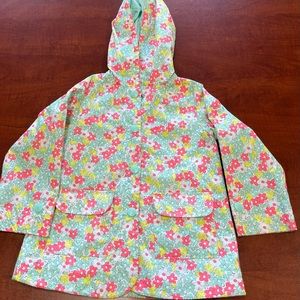 Toddler Rain Jacket, 4T, floral, Carters